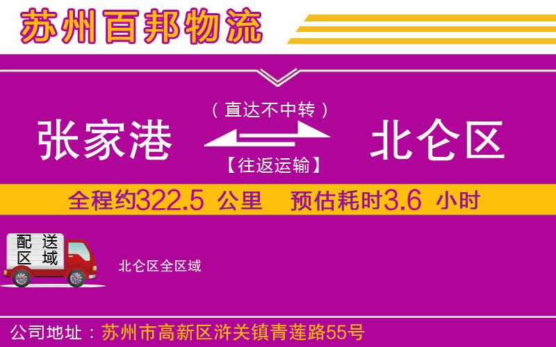張家港到北侖區(qū)物流公司