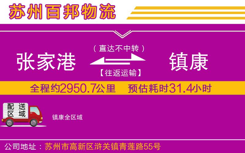 張家港到鎮(zhèn)康物流公司