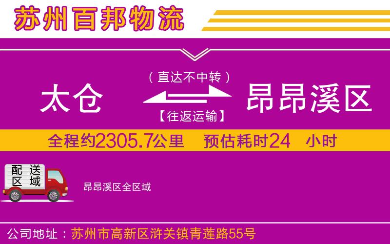 太倉(cāng)到昂昂溪區(qū)物流公司