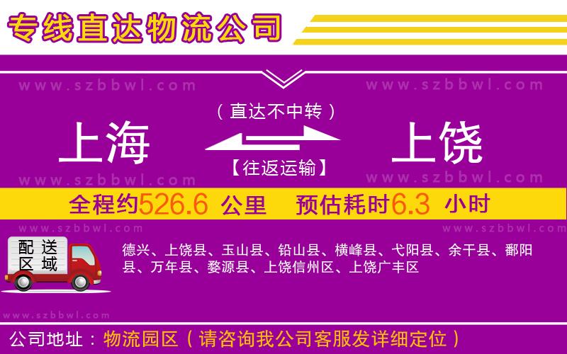 上海到上饒物流公司
