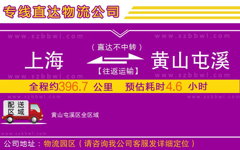 上海到黃山屯溪區(qū)物流專(zhuān)線