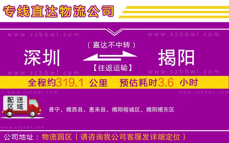 深圳到揭陽物流公司