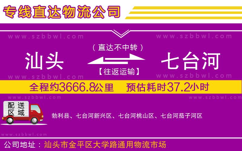 汕頭到七臺(tái)河物流專線