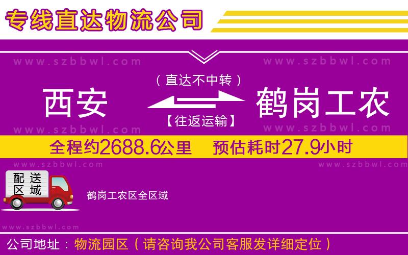 西安到鶴崗工農(nóng)區(qū)物流公司