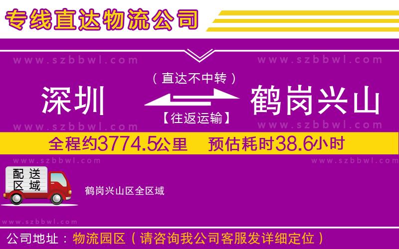 深圳到鶴崗興山區(qū)物流公司