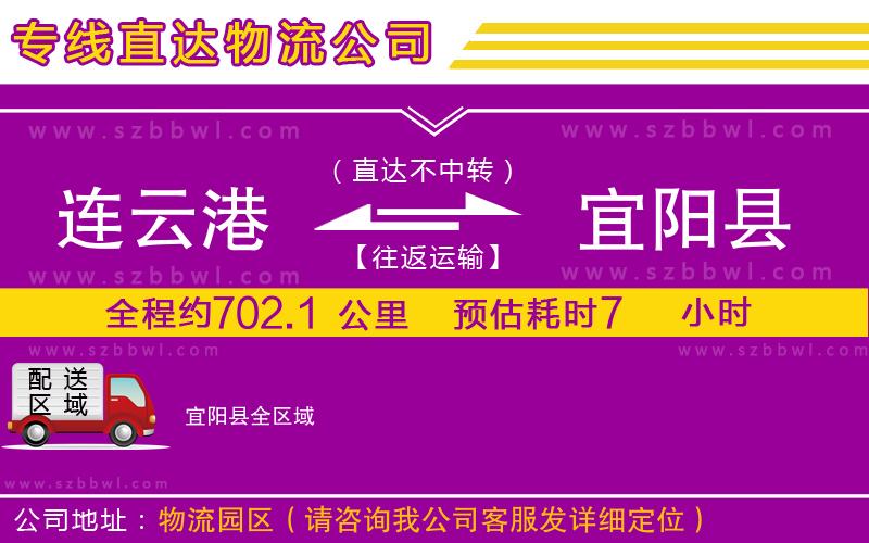 連云港到宜陽(yáng)縣物流專線