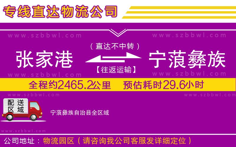 張家港到寧蒗彝族自治縣物流專(zhuān)線