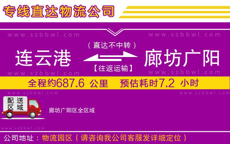 連云港到廊坊廣陽(yáng)區(qū)物流公司