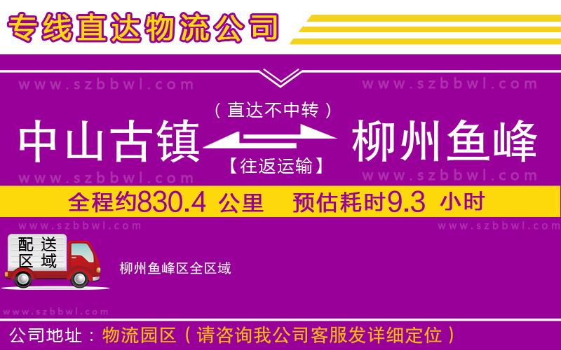 中山古鎮(zhèn)到柳州魚(yú)峰區(qū)物流專線
