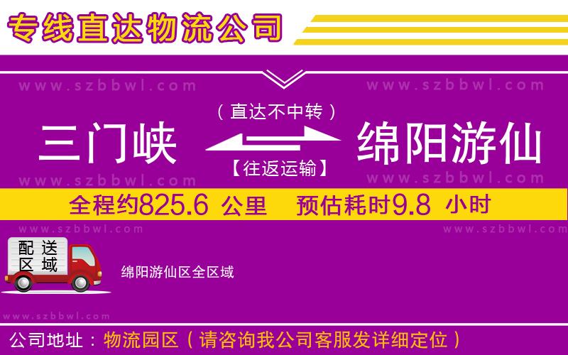三門(mén)峽到綿陽(yáng)游仙區(qū)物流公司