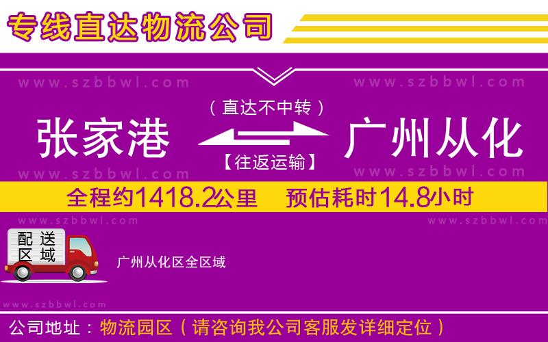 張家港到廣州從化區(qū)貨運(yùn)專線