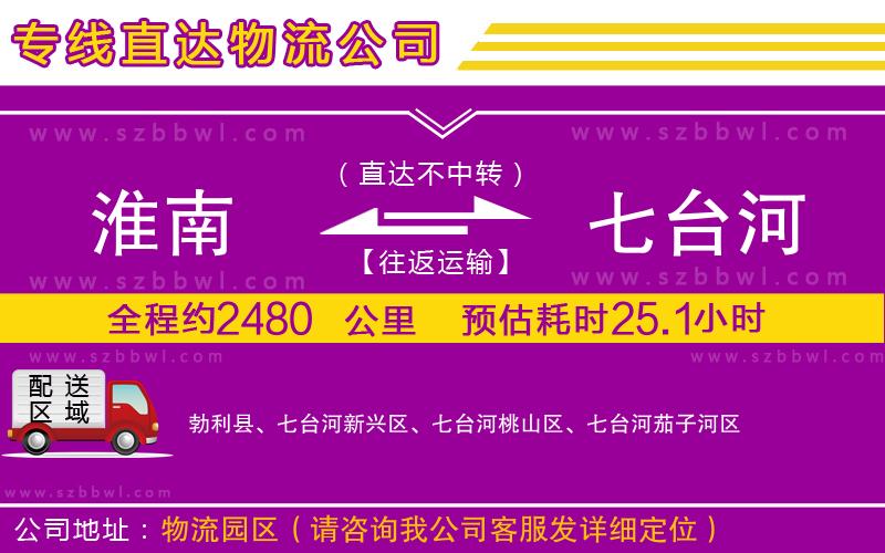 淮南到七臺河物流專線