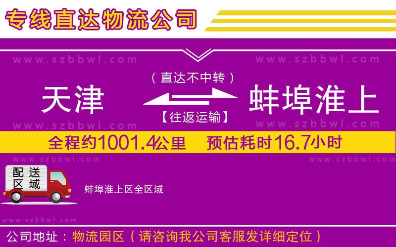 天津到蚌埠淮上區(qū)貨運專線