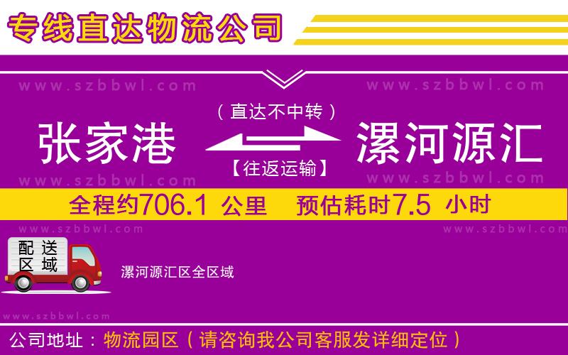 張家港到漯河源匯區(qū)貨運專線