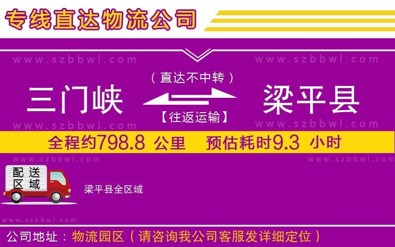 三門峽到梁平縣物流專線