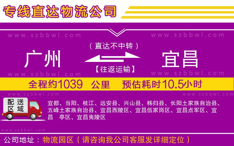 廣州到宜昌物流公司