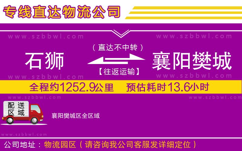 石獅到襄陽(yáng)樊城區(qū)貨運(yùn)專(zhuān)線