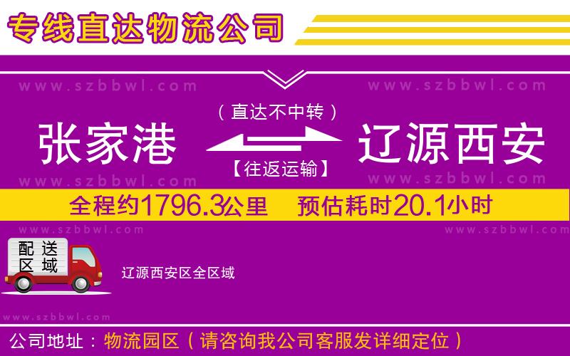張家港到遼源西安區(qū)貨運(yùn)專線