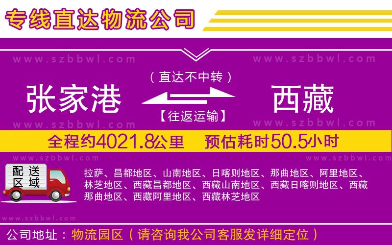 張家港到西藏貨運專線