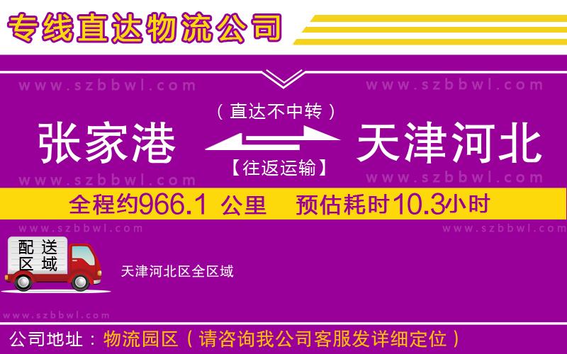 張家港到天津河北區(qū)貨運(yùn)專線