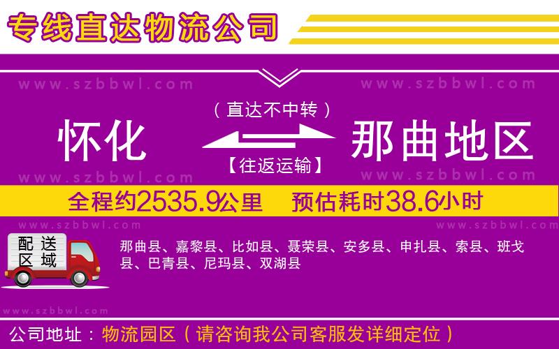 懷化到那曲地區(qū)物流公司