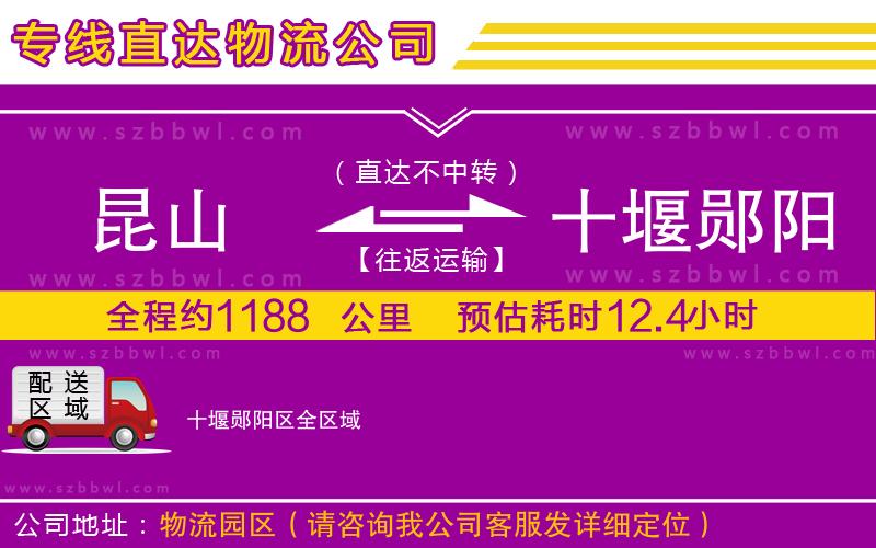 昆山到十堰鄖陽區(qū)貨運專線