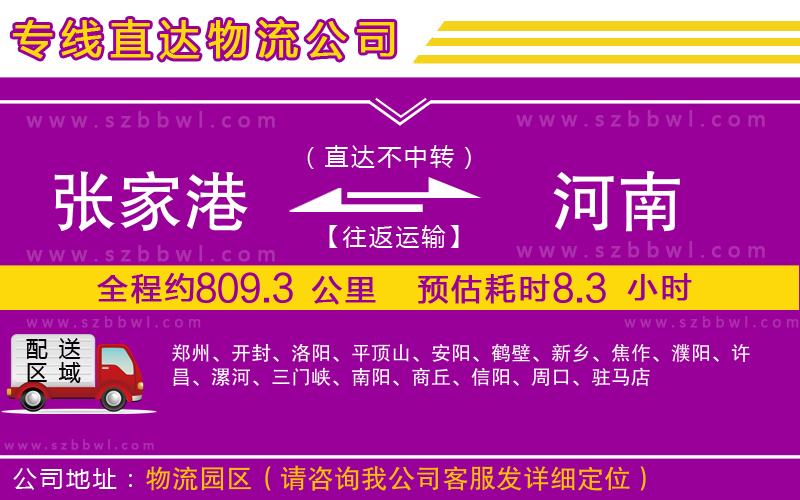 張家港到河南貨運(yùn)專(zhuān)線