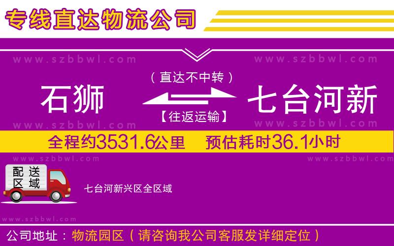 石獅到七臺(tái)河新興區(qū)貨運(yùn)專線