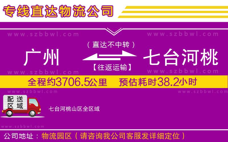 廣州到七臺(tái)河桃山區(qū)貨運(yùn)專線