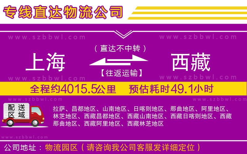 上海到西藏貨運(yùn)專線