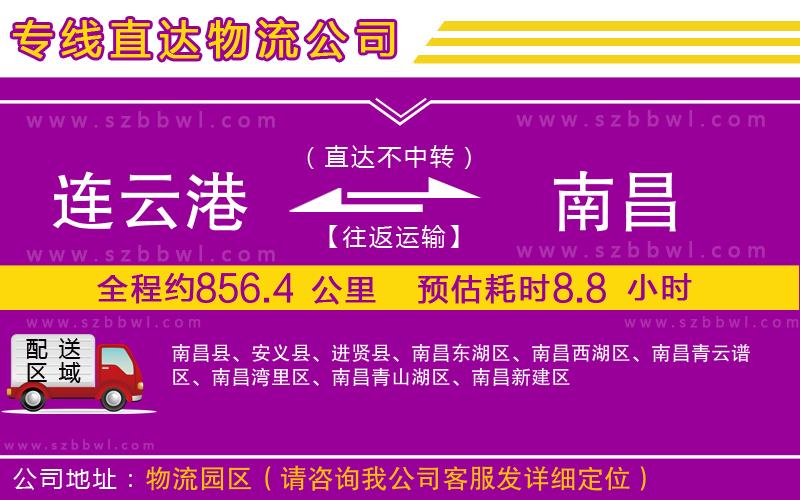 連云港到南昌物流專線