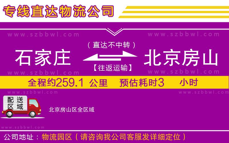 石家莊到北京房山區(qū)貨運(yùn)專線