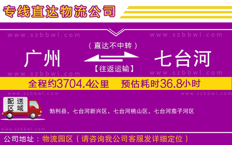 廣州到七臺(tái)河貨運(yùn)專(zhuān)線