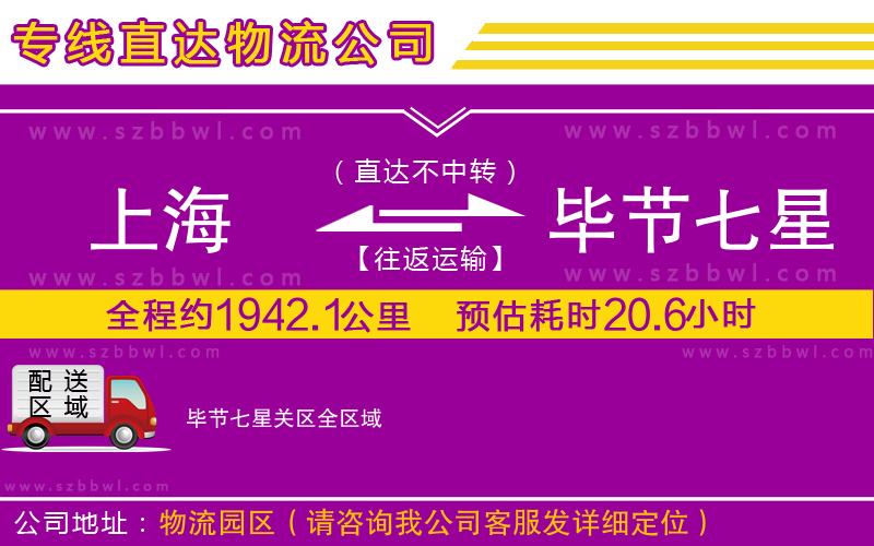 上海到畢節(jié)七星關(guān)區(qū)貨運專線