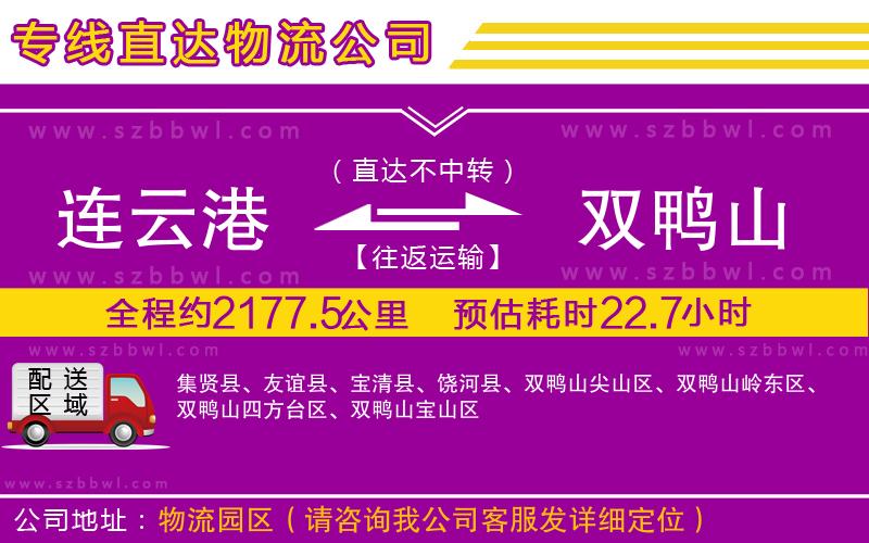 連云港到雙鴨山貨運(yùn)專線