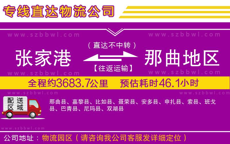 張家港到那曲地區(qū)物流專線