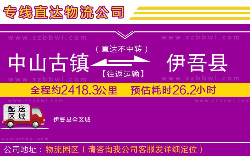 中山古鎮(zhèn)到伊吾縣物流專線