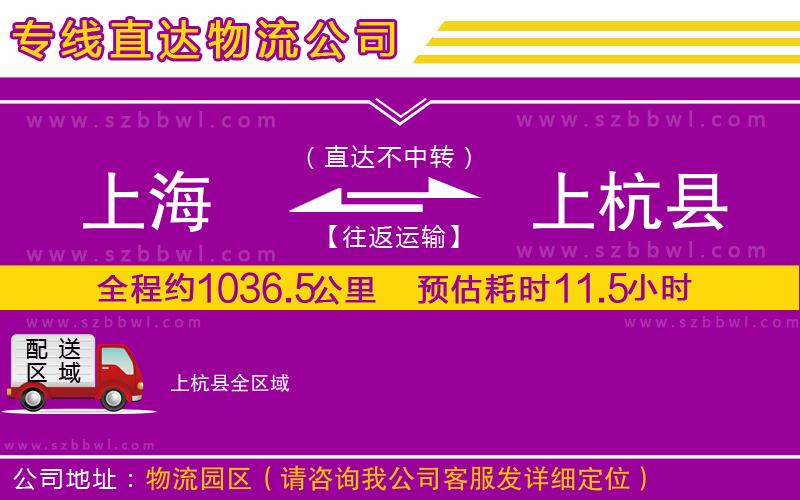 上海到上杭縣物流專(zhuān)線(xiàn)