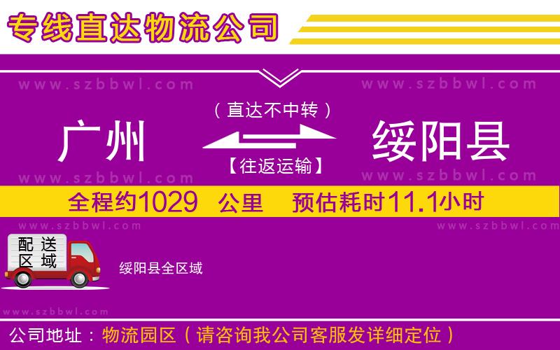 廣州到綏陽縣物流專線