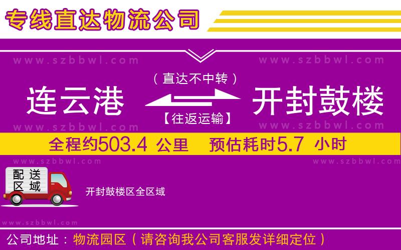 連云港到開封鼓樓區(qū)貨運專線