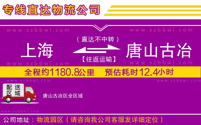 上海到唐山古冶區(qū)物流專線