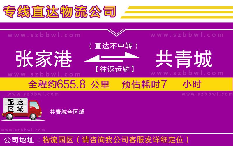 張家港到共青城物流專線